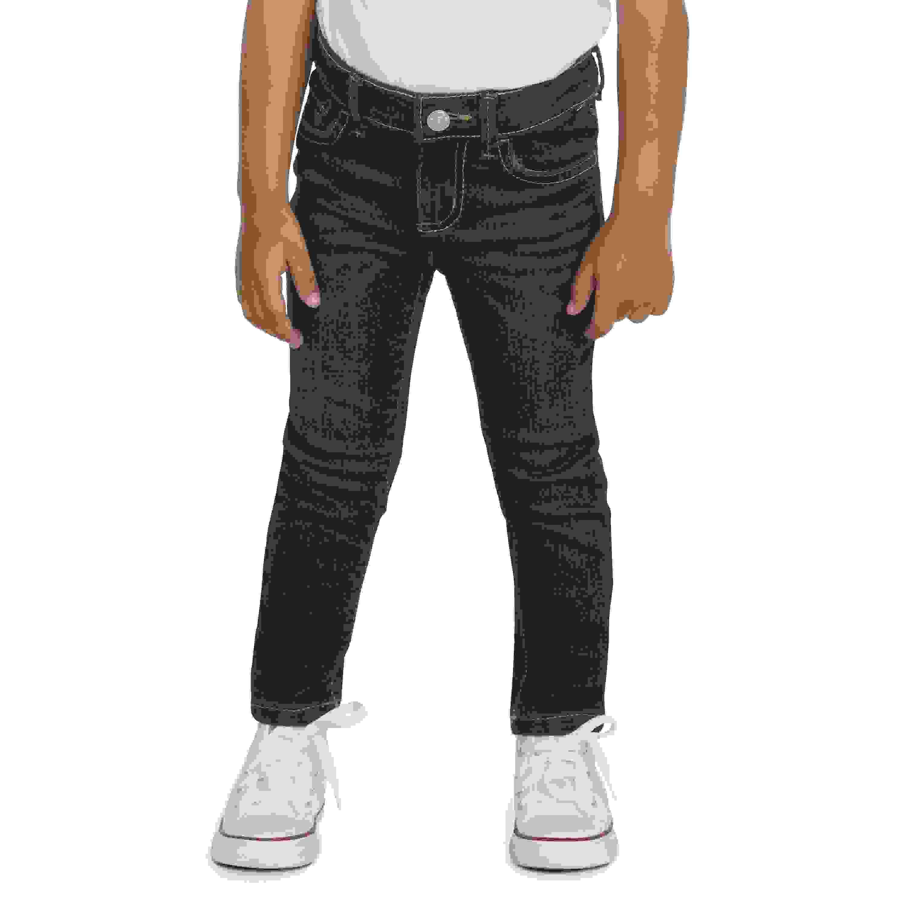 Levi's 710 Super Skinny Fit Slim Toddler Girls' Blue Wash Denim Jeans
